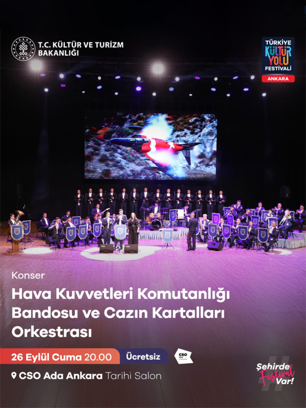 Hava Kuvvetleri Komutanlığı Bandosu ve Cazın Kartalları Orkestrası