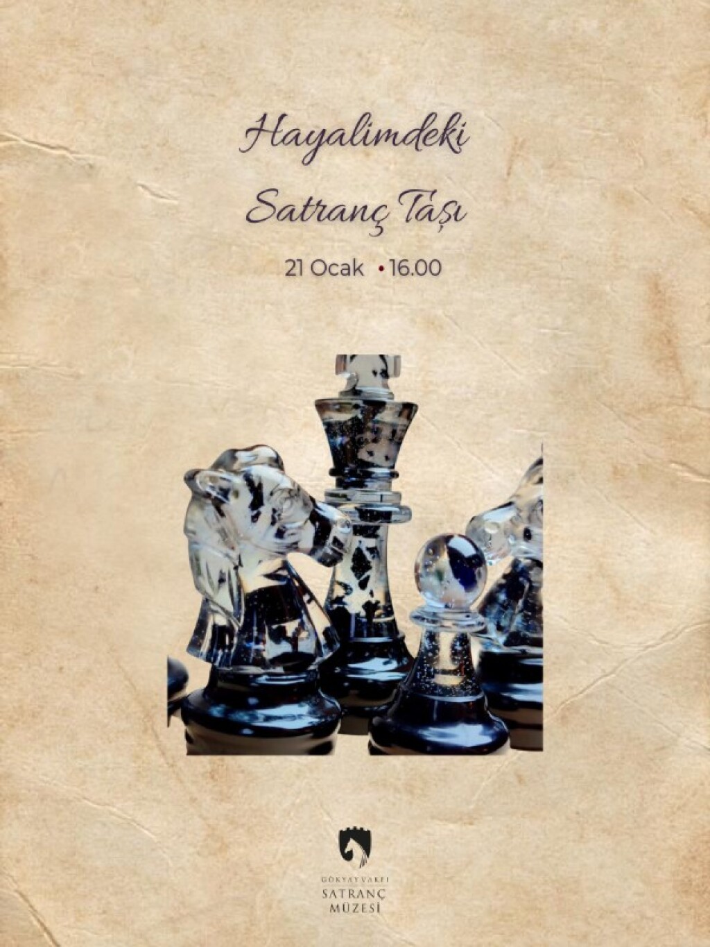 Hayalimdeki Satranç Taşı (Epoksi)