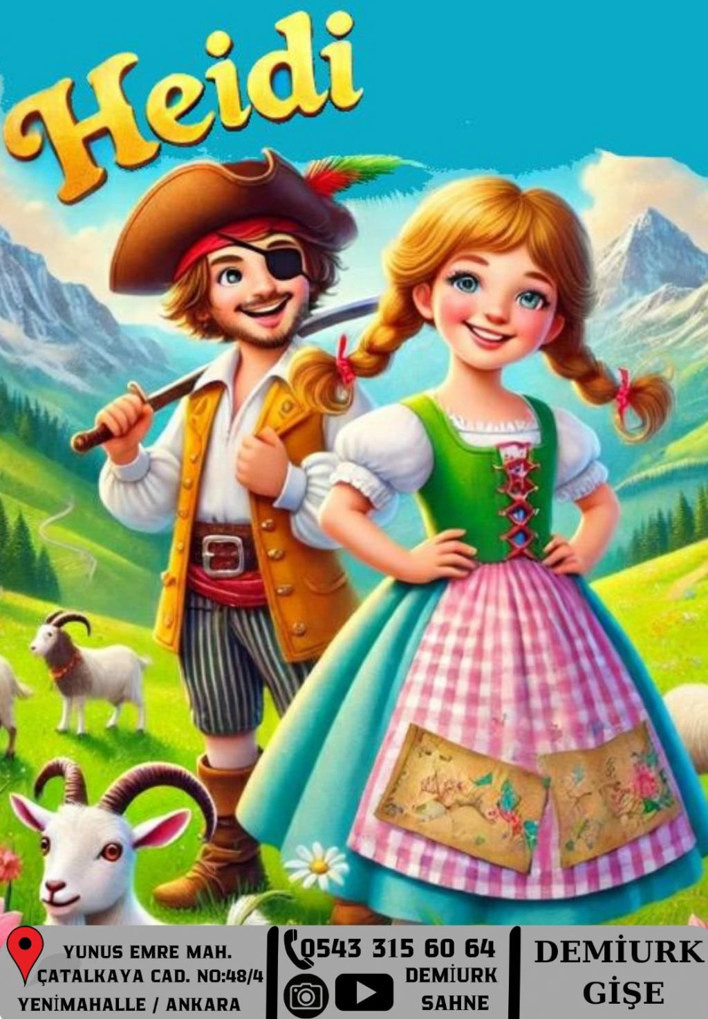 Heidi Müzikli Danslı İnteraktif Çocuk