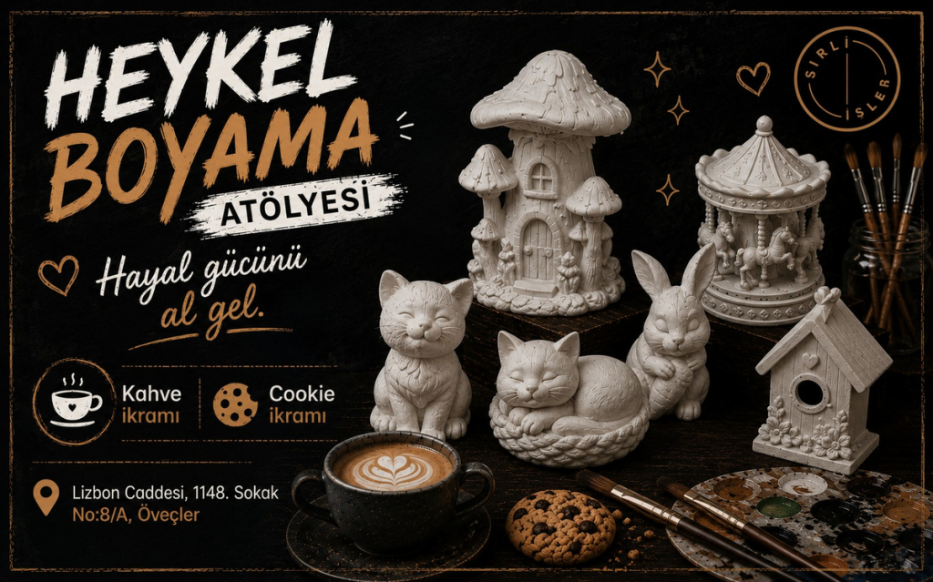 Heykel Obje Boyama Atölyesi (Workshop)