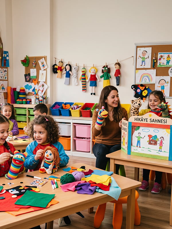 Hikaye Anlatıcılığı Ve Kukla Atölyesi Yaş Grubu:4-6