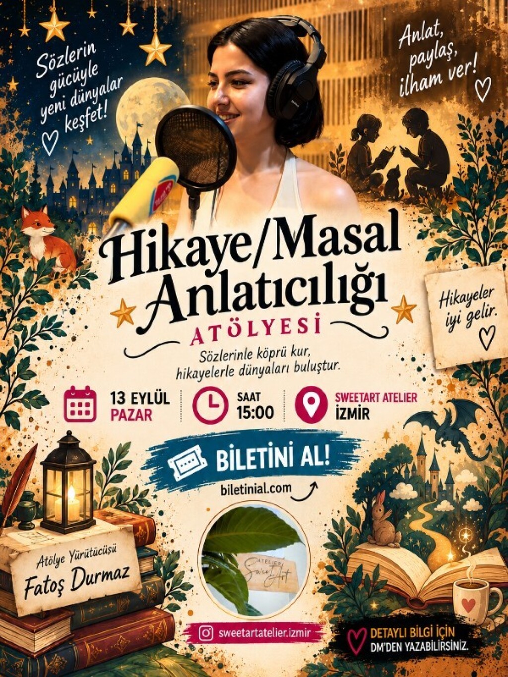 Hikaye Masal Anlatıcılığı Atölyesi