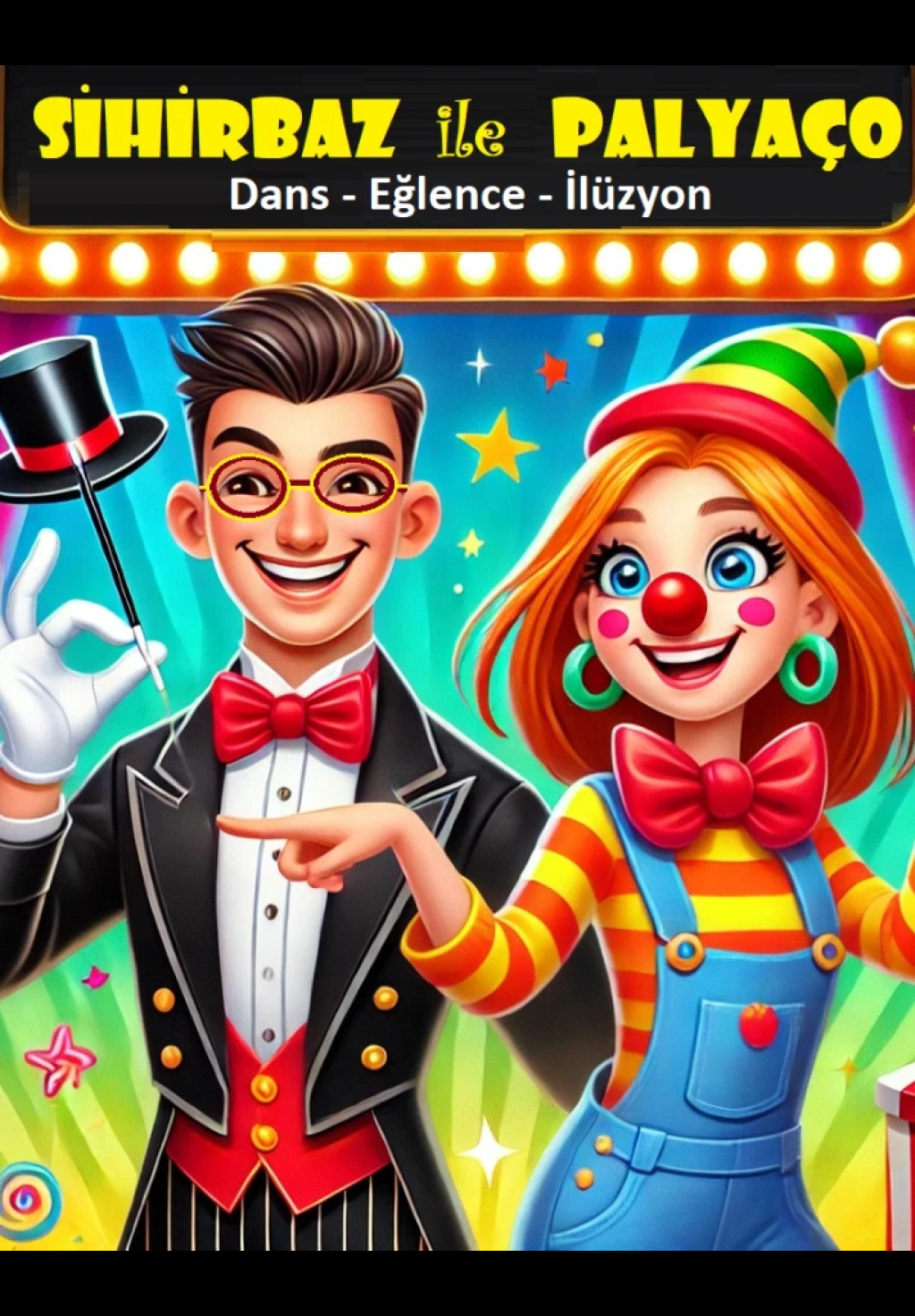 Hokus Pokus Sihirbaz ile Palyaço