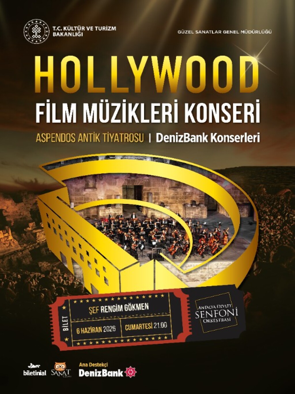 Hollywood Film Müzikleri Konseri - Antalya Devlet Senfoni Orkestrası