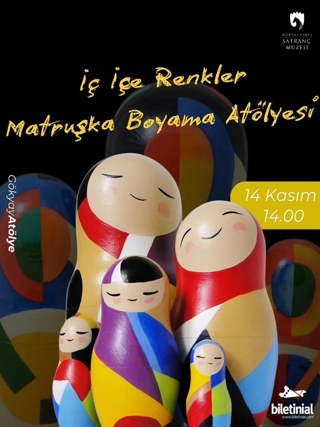 İç İçe Renkler: Matruşka Boyama Atölyesi