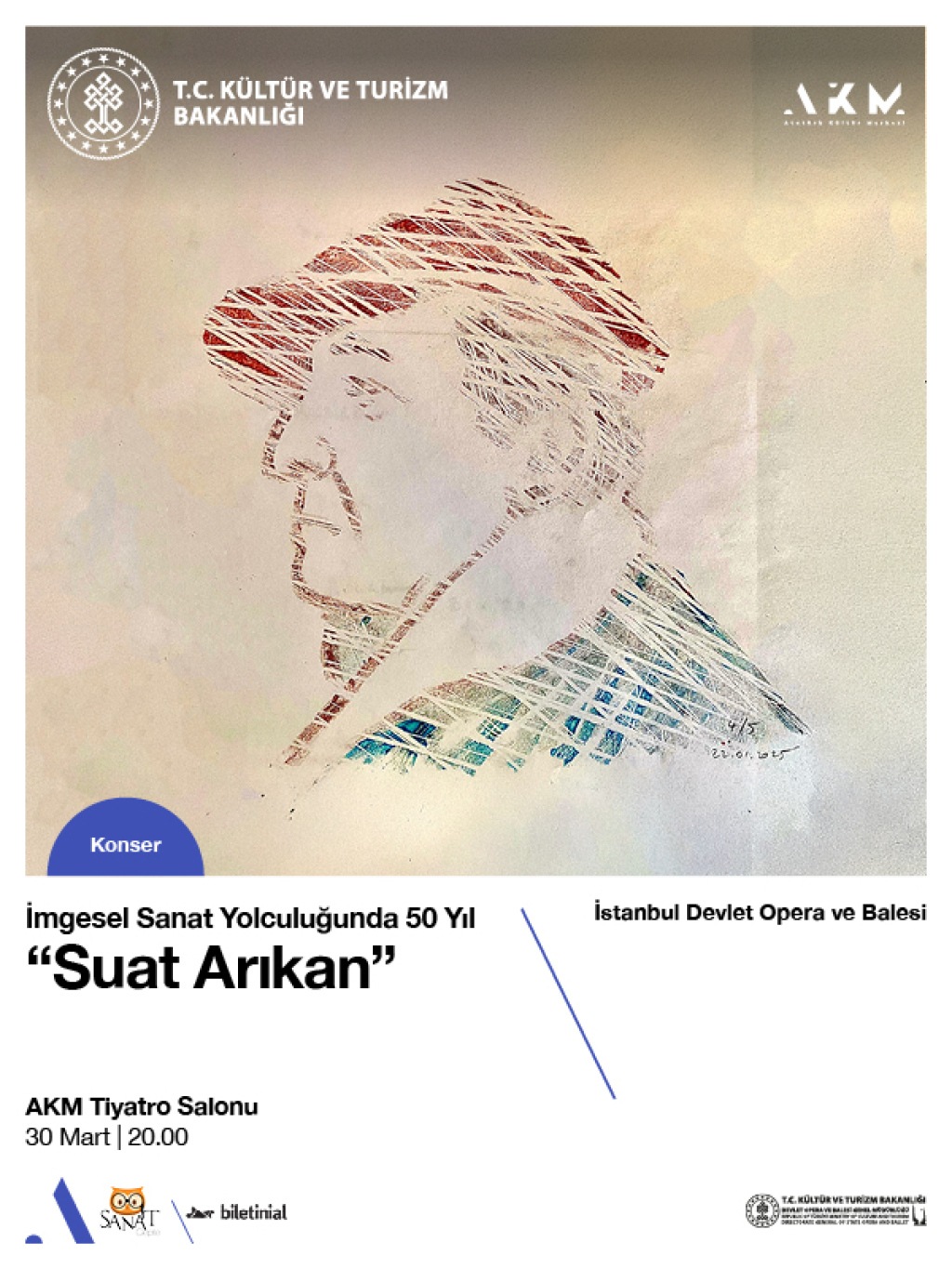İmgesel Sanat Yolculuğunda 50 Yıl "Suat Arıkan" - İstanbul DOB
