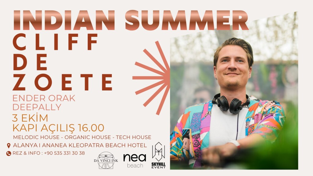 INDIAN SUMMER - CLIFF DE ZOETE