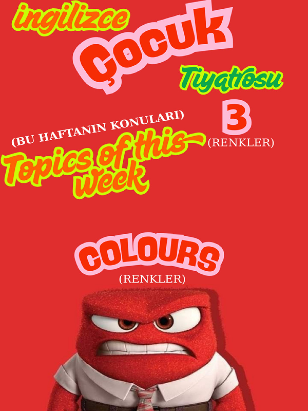 İngilizce Çocuk Tiyatrosu-Renkler