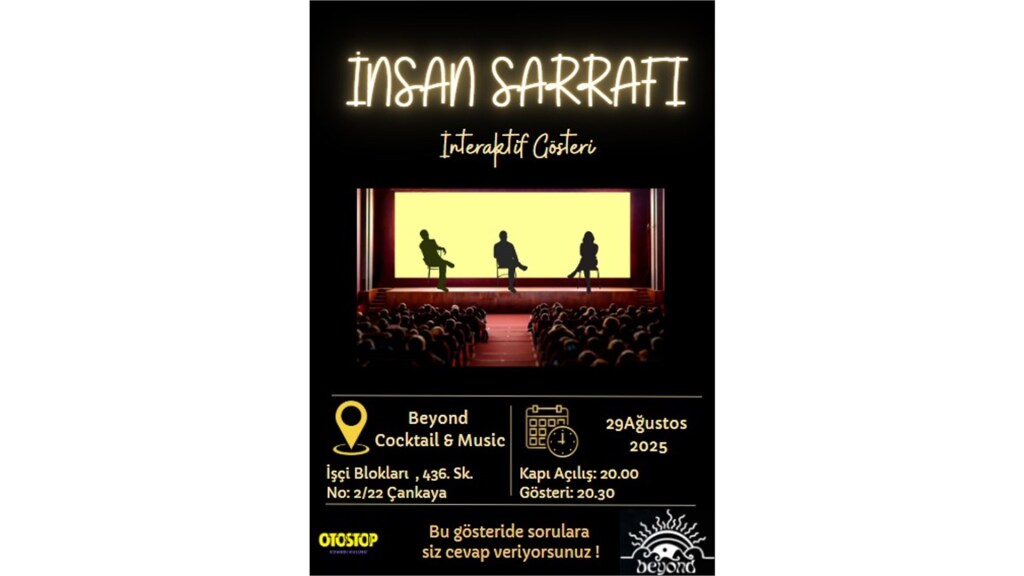 İnsan Sarrafı - İnteraktif Gösteri (Beyond Cocktail & Music - 29 Ağustos)