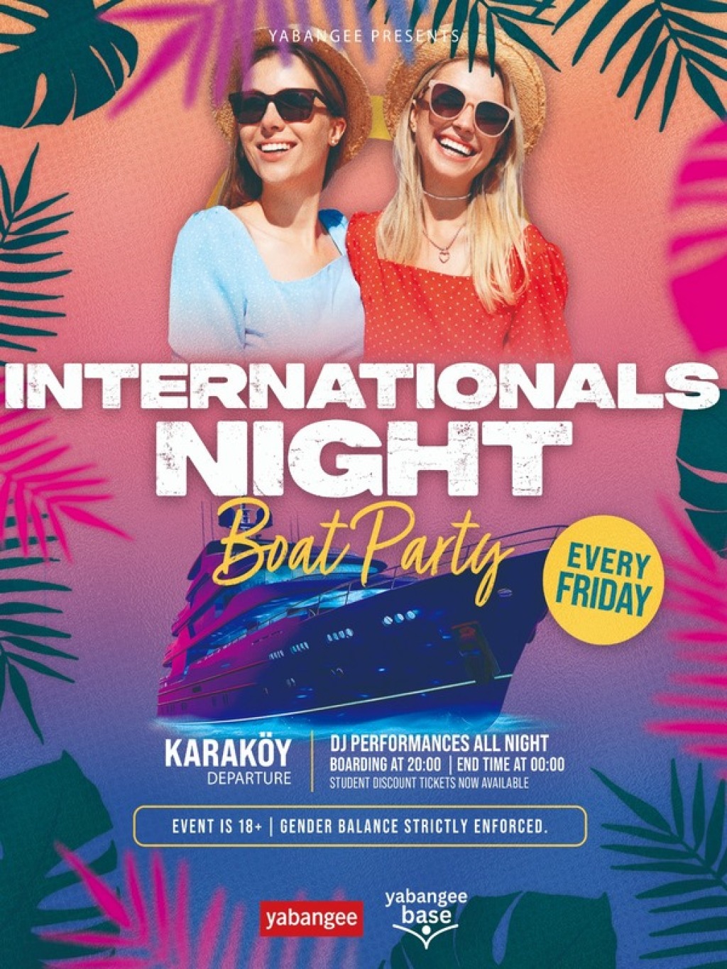 Internationals Night Boat Party