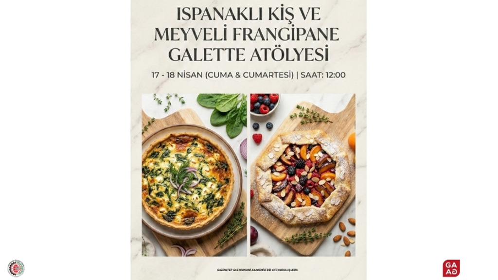 Ispanaklı Kiş Ve Meyveli Frangipane Galette Atölyesi