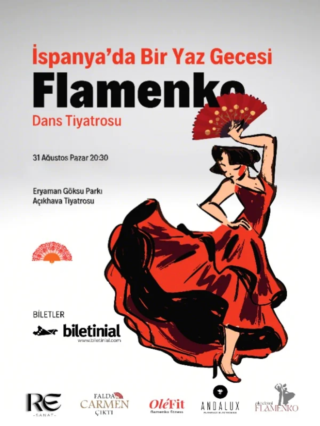 İspanya'da Bir Yaz Gecesi Flamenko Dans Tiyatrosu