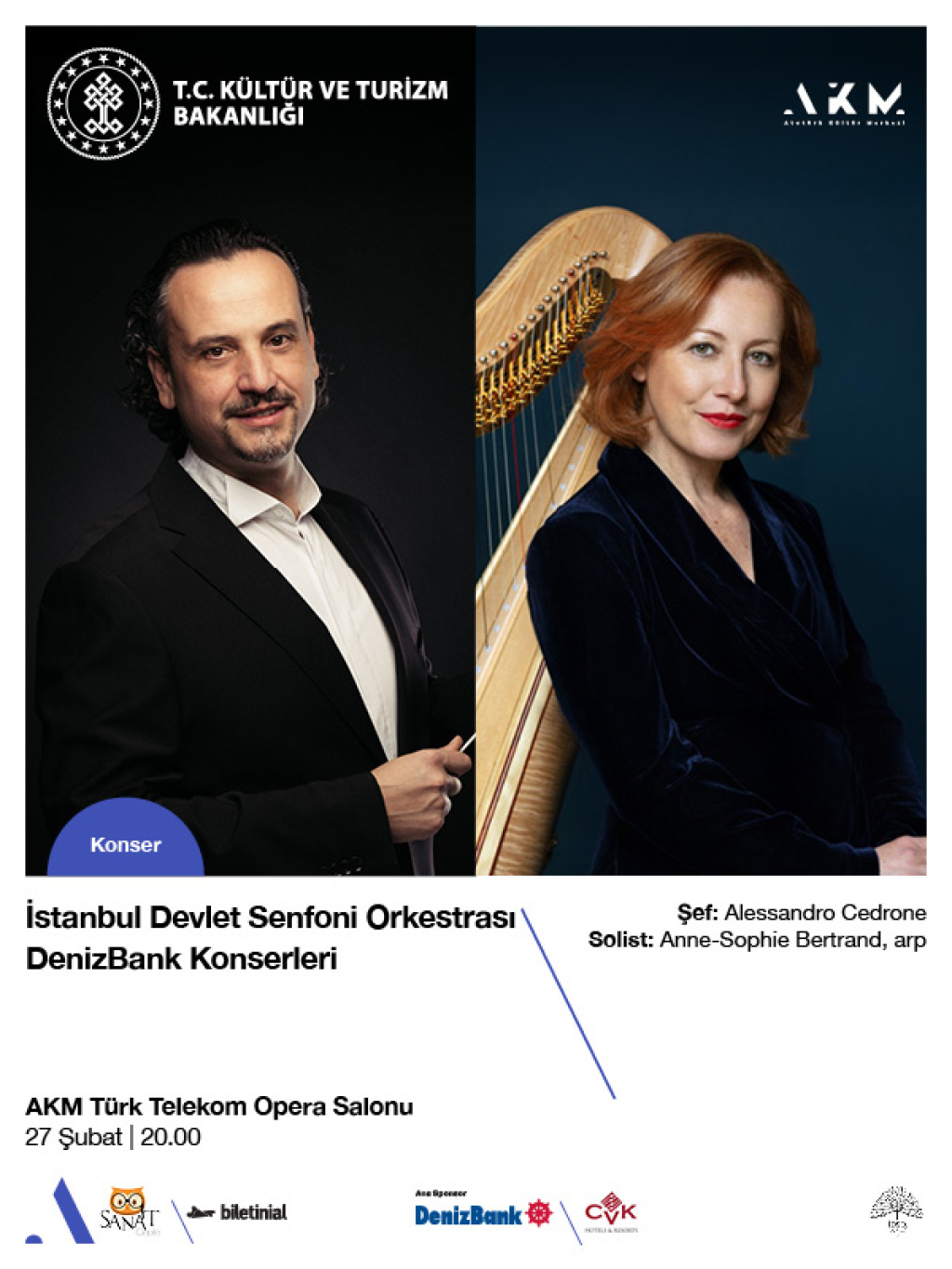 İstanbul Devlet Senfoni Orkestrası DenizBank Konserleri 27 Şubat