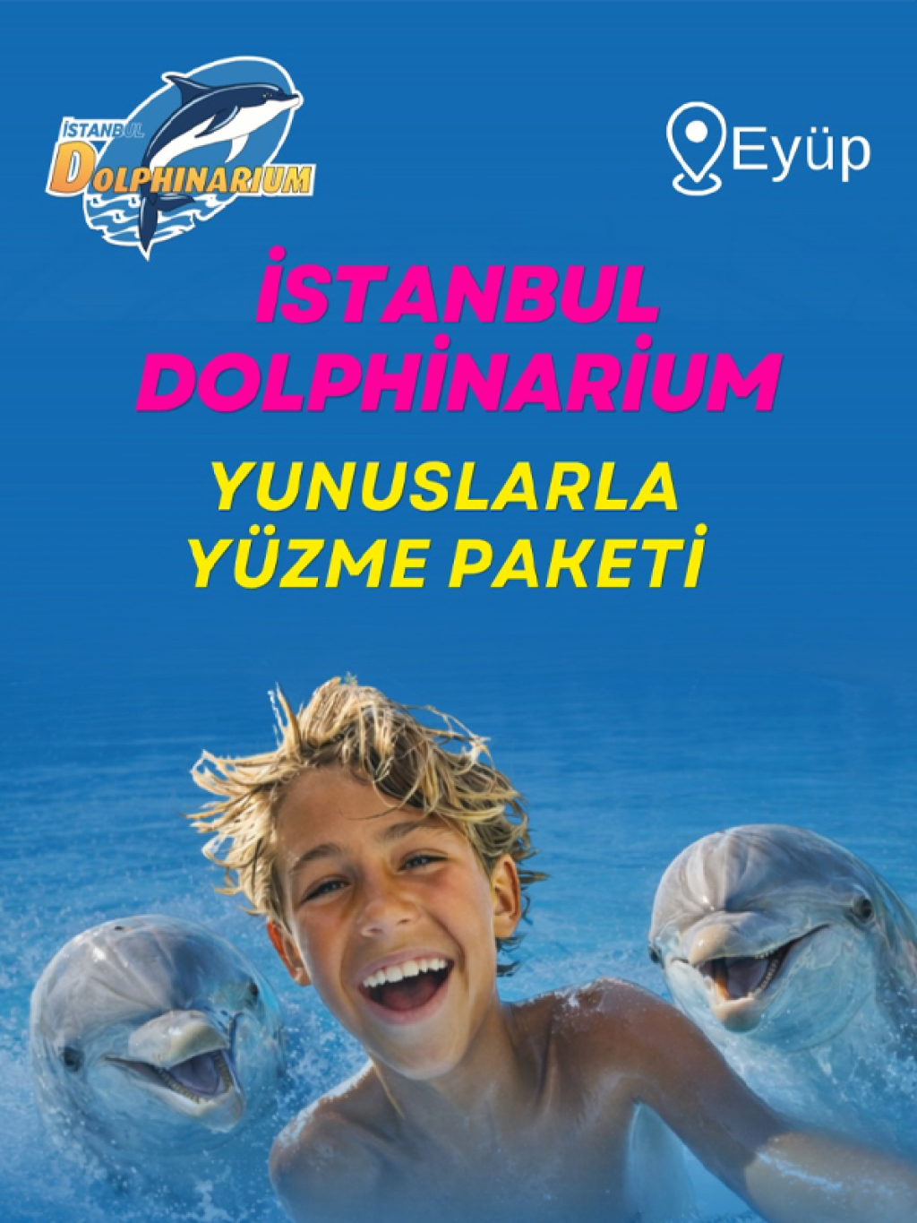İstanbul Dolphinarium Yunuslarla Yüzme veya Tanışma Paketleri