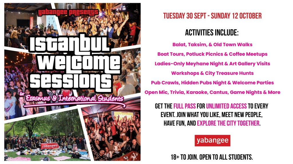 Istanbul Welcome Sessions: Erasmus & Internationals