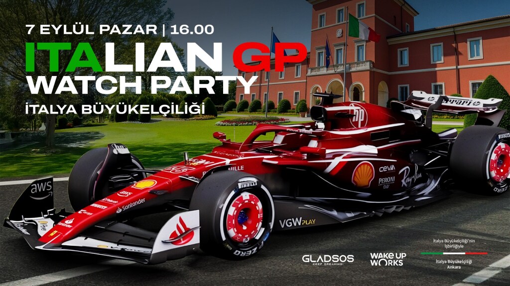 Italian Gp Watch Party @Italya Büyükelçiliği