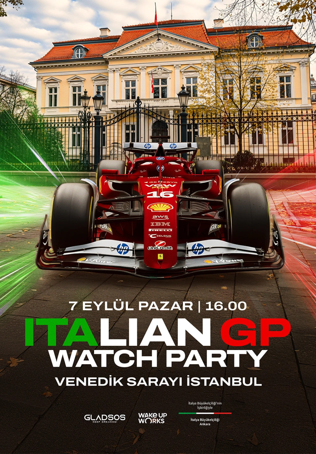 "Italian Gp Watch Party @Venedik Sarayı İstanbul"