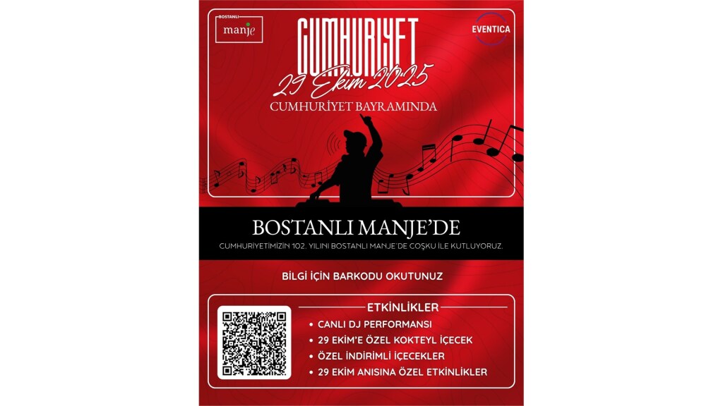 İZMİR - Cumhuriyet 102: DJ ARDA ile 29 Ekim Kutlaması — Bostanlı Manje