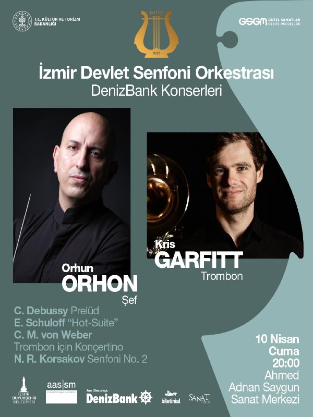 İzmir Devlet Senfoni Orkestrası 10 Nisan