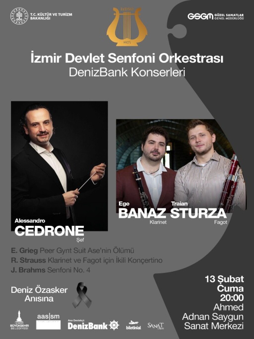 İzmir Devlet Senfoni Orkestrası 13 Şubat