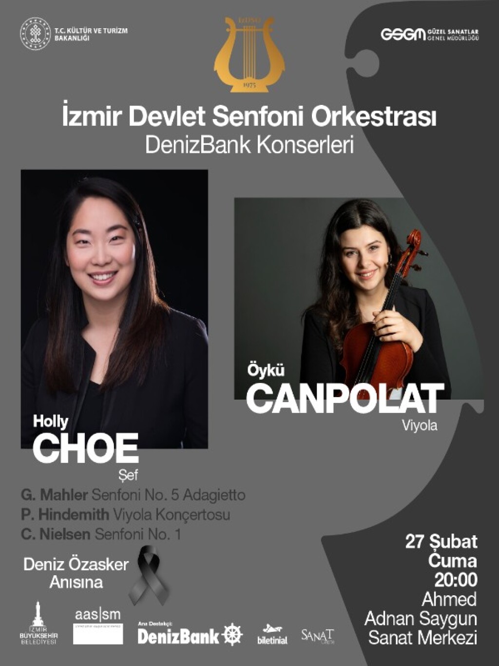 İzmir Devlet Senfoni Orkestrası 27 Şubat