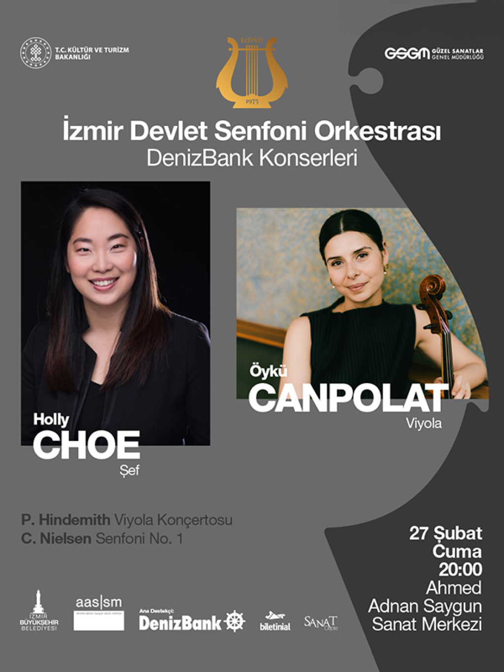 İzmir Devlet Senfoni Orkestrası 27 Şubat