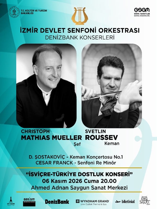 İzmir Devlet Senfoni Orkestrası DenizBank Konserleri - 6 Kasım