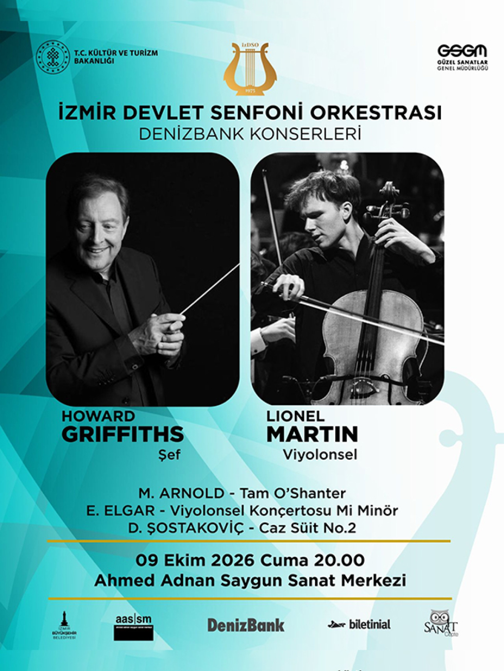 İzmir Devlet Senfoni Orkestrası DenizBank Konserleri - 9 Ekim