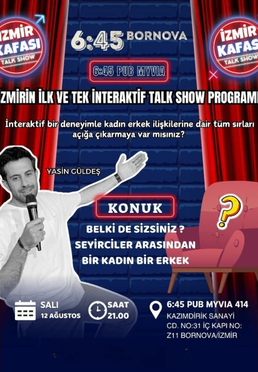 İzmir Kafası Talk Show 6:45 Pub Myvia
