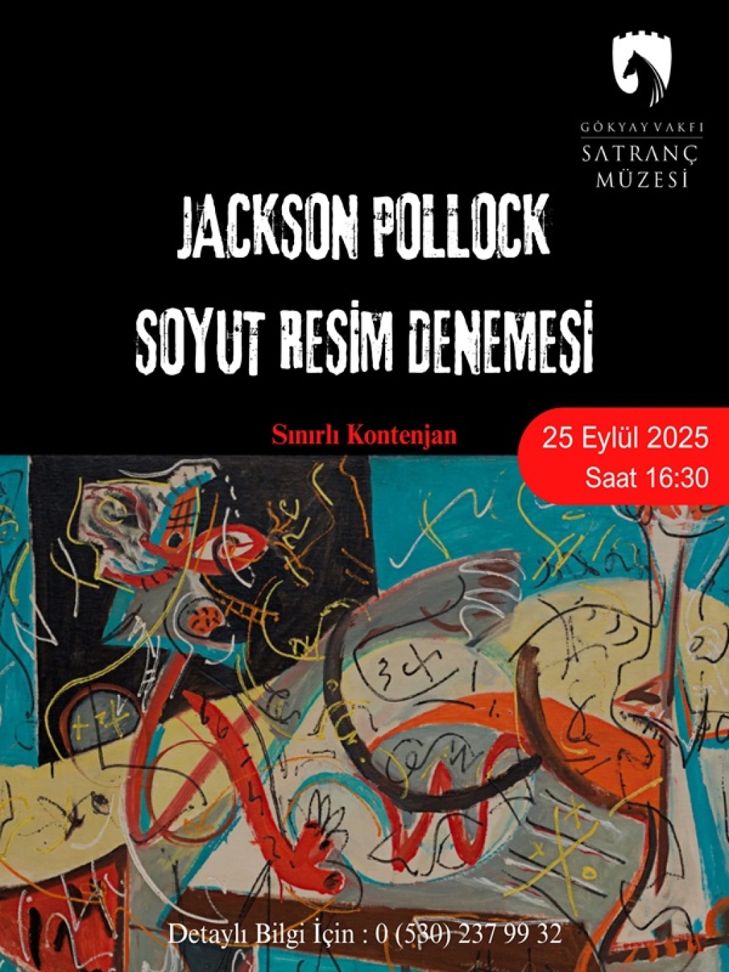 Jackson Pollock Soyut Resim Denemesi