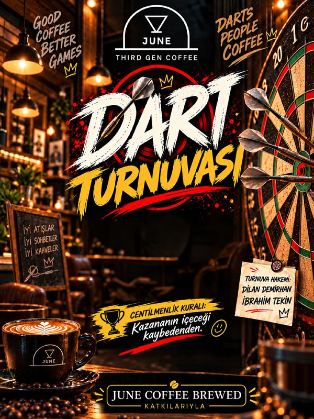June Coffee Dart Turnuvası