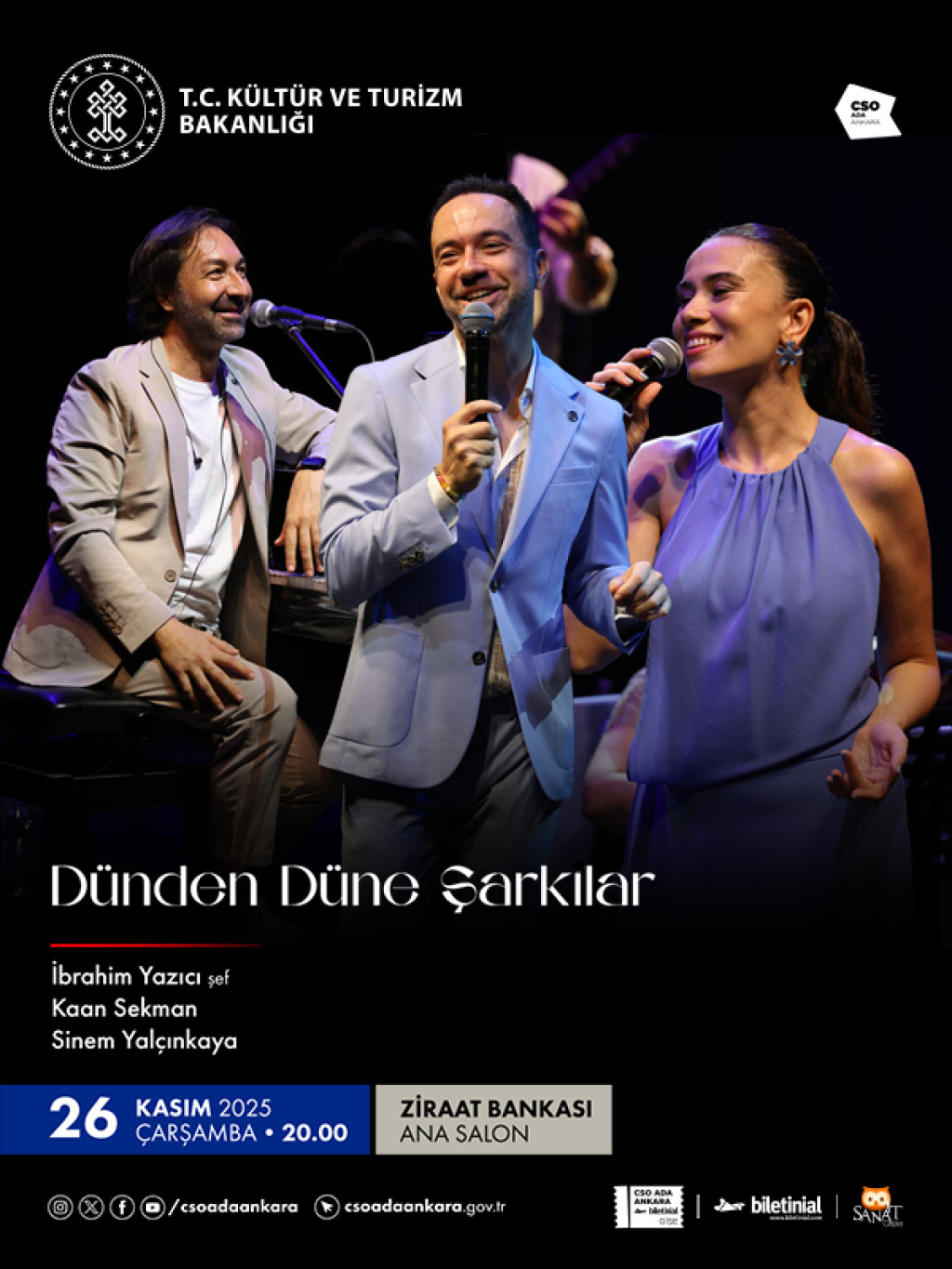 Kaan Sekban & İbrahim Yazıcı & Sinem Yalçınkaya "Dünden Düne Şarkılar"
