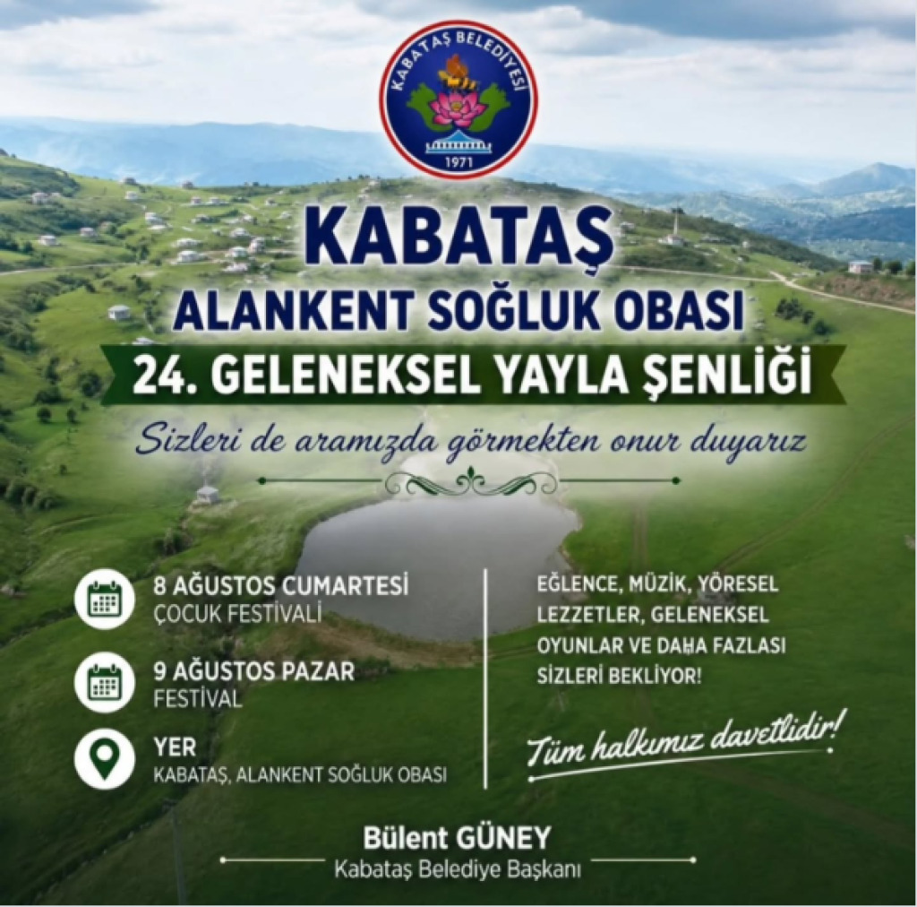Kabataş Alankent Soğluk Obası Geleneksel Yayla Şenliği