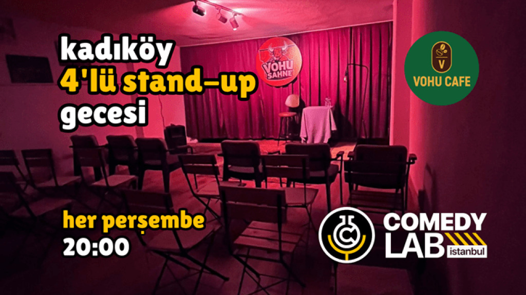 Kadıköy 4'lü Stand-up Gecesi - Comedy Lab Istanbul