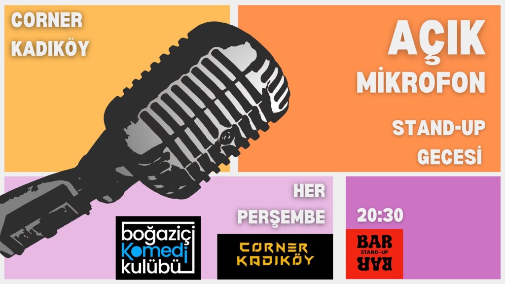 Kadıköy Açık Mikrofon Stand-up Gecesi - Boğaziçi Komedi Kulübü