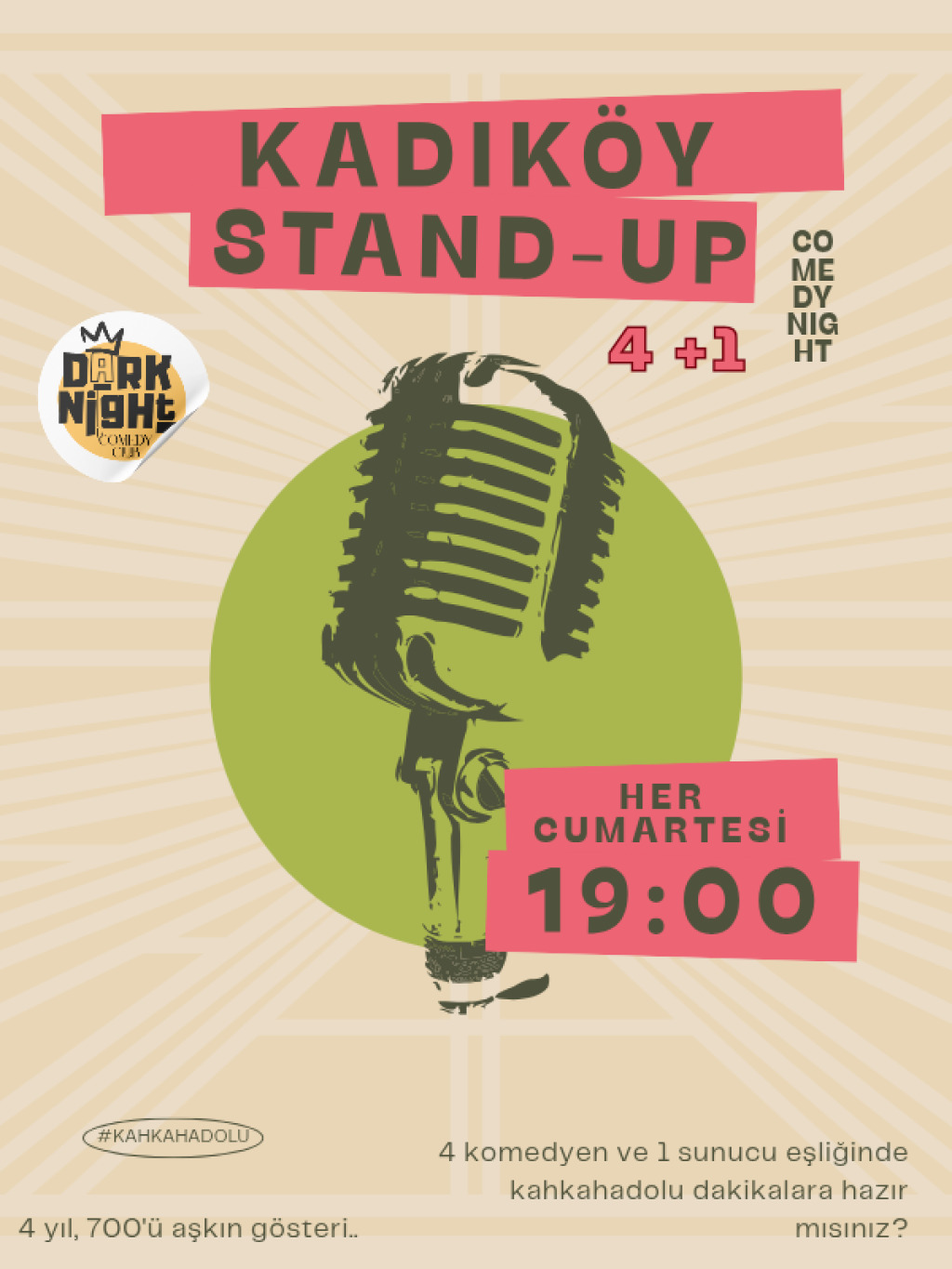 Kadıköy Stand Up Gecesi 4+1