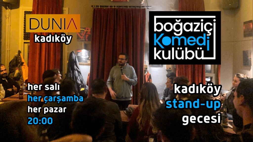 Kadıköy Stand-up Gecesi - Boğaziçi Komedi Kulübü