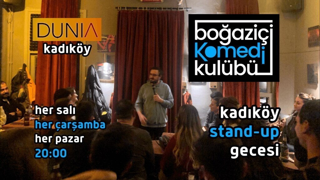 Kadıköy Stand-up Gecesi - Boğaziçi Komedi Kulübü