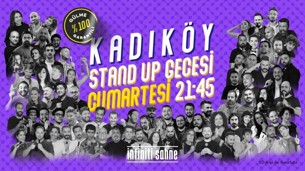 Kadıköy Stand up Gecesi Cumartesi 21:45