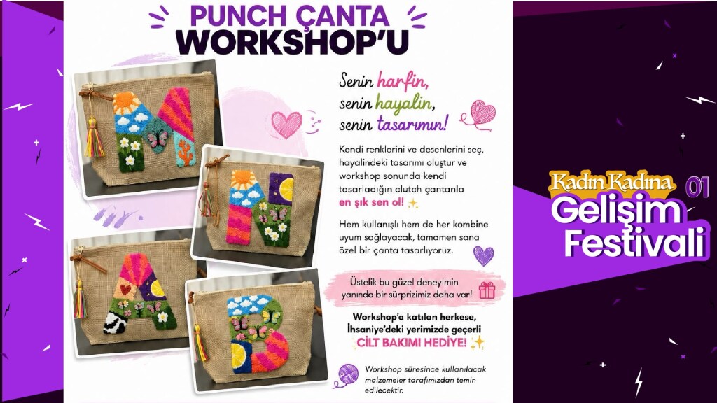 Kadın Kadına Gelişim Festivali: Punch Çanta Workshop