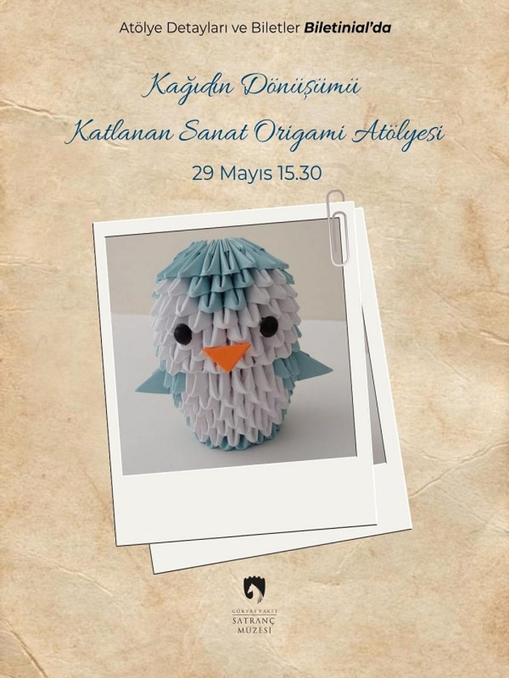 Kağıdın Dönüşümü: Katlanan Sanat Origami Atölyesi