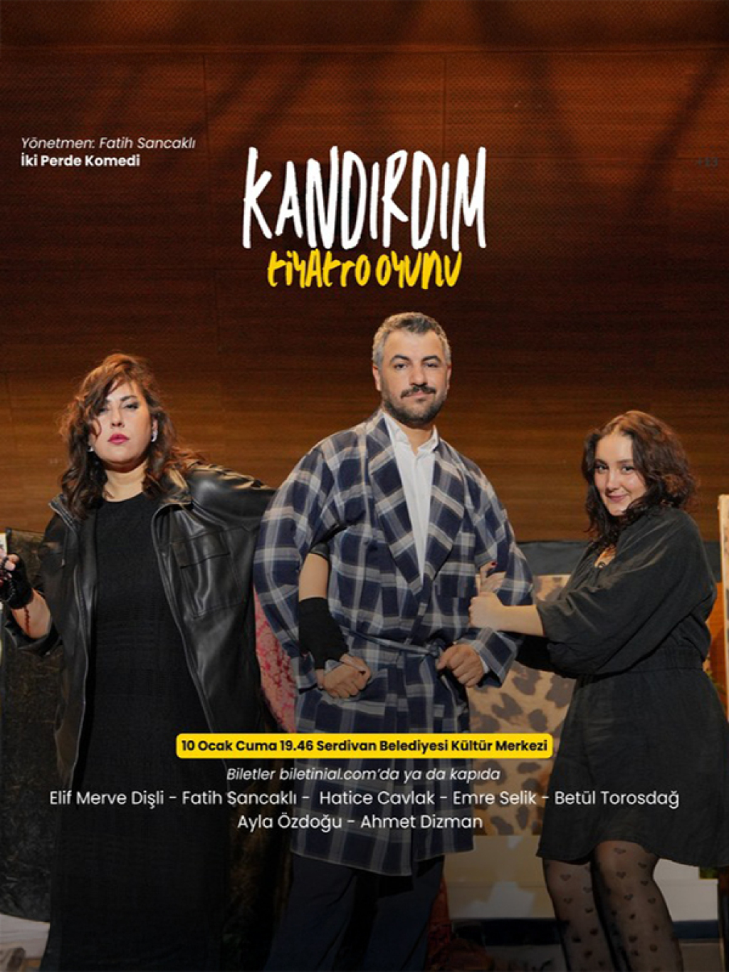 Kandırdım