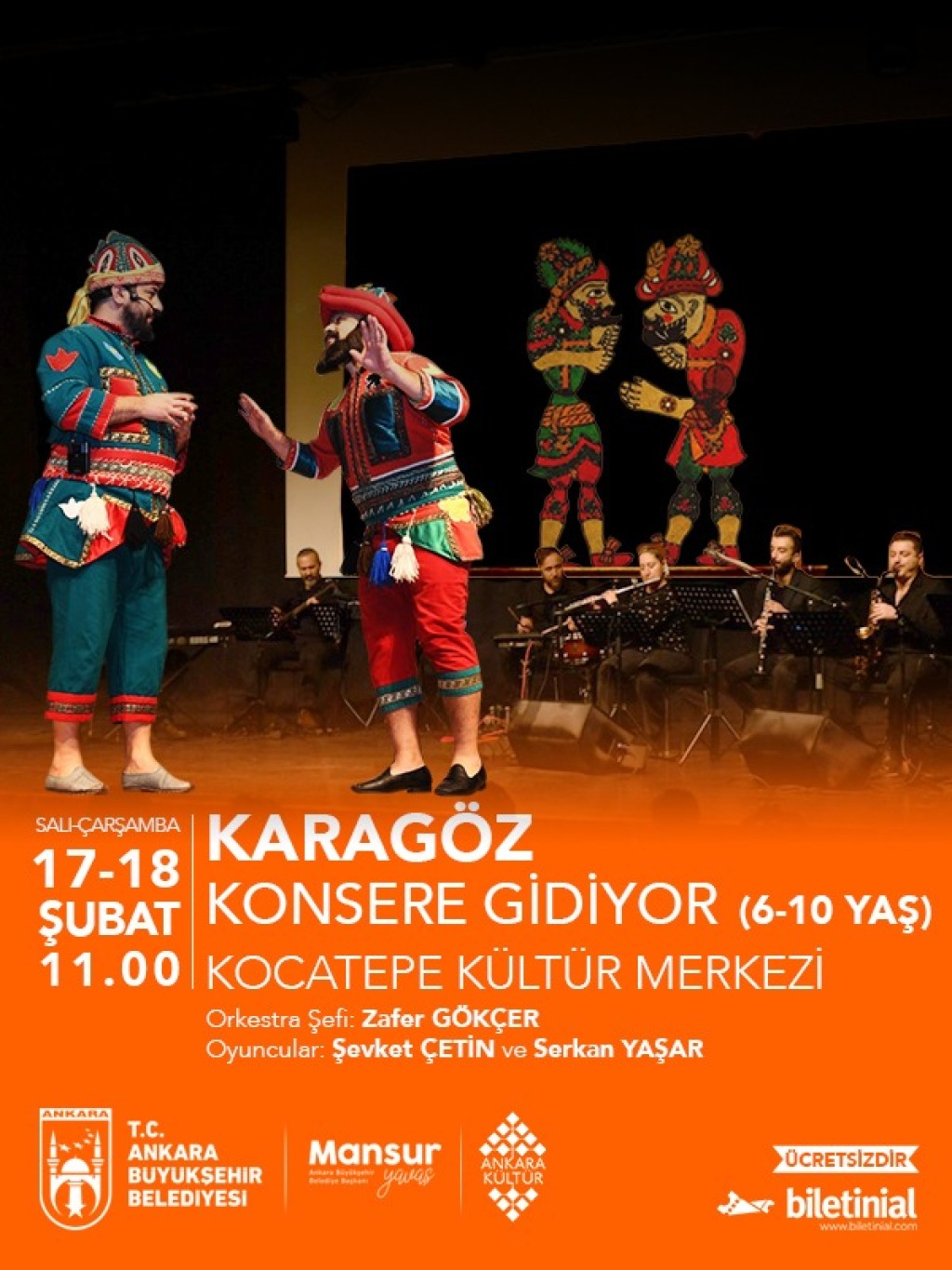 Karagöz Konsere Gidiyor (6-10 Yaş)