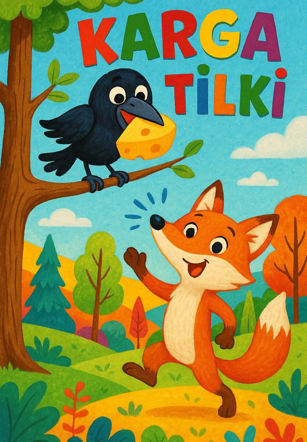 Karga ile Tilki Çocuk