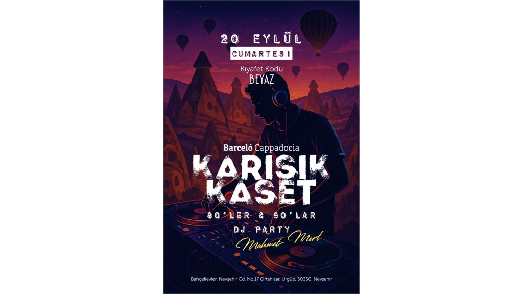 Karışık Kaset – 80'ler & 90'lar DJ Party