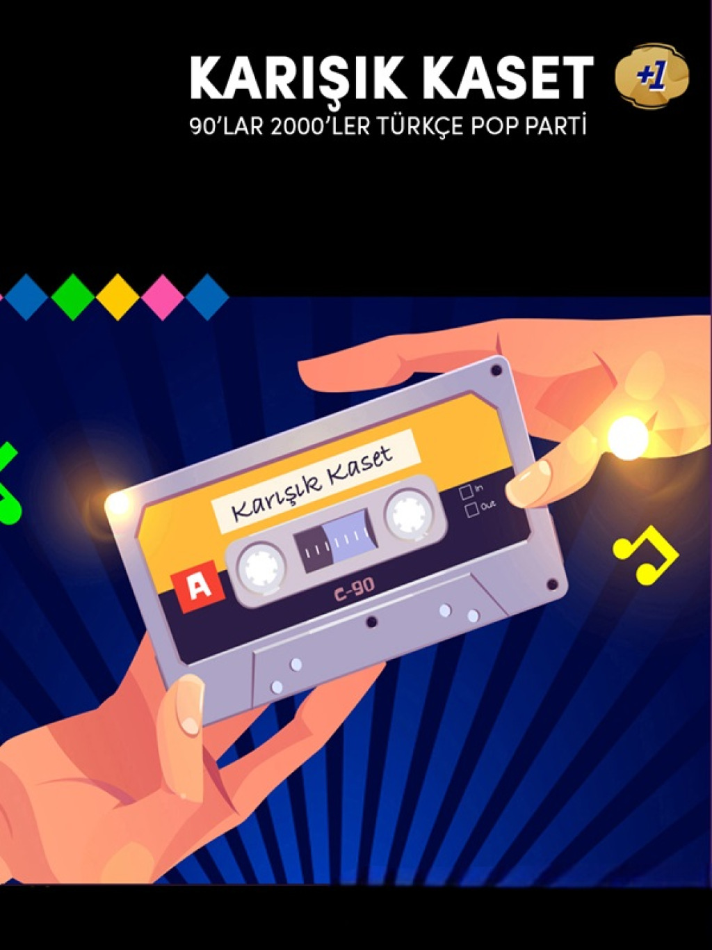 Karışık Kaset '90'lar 2000'ler Türkçe Pop Parti'