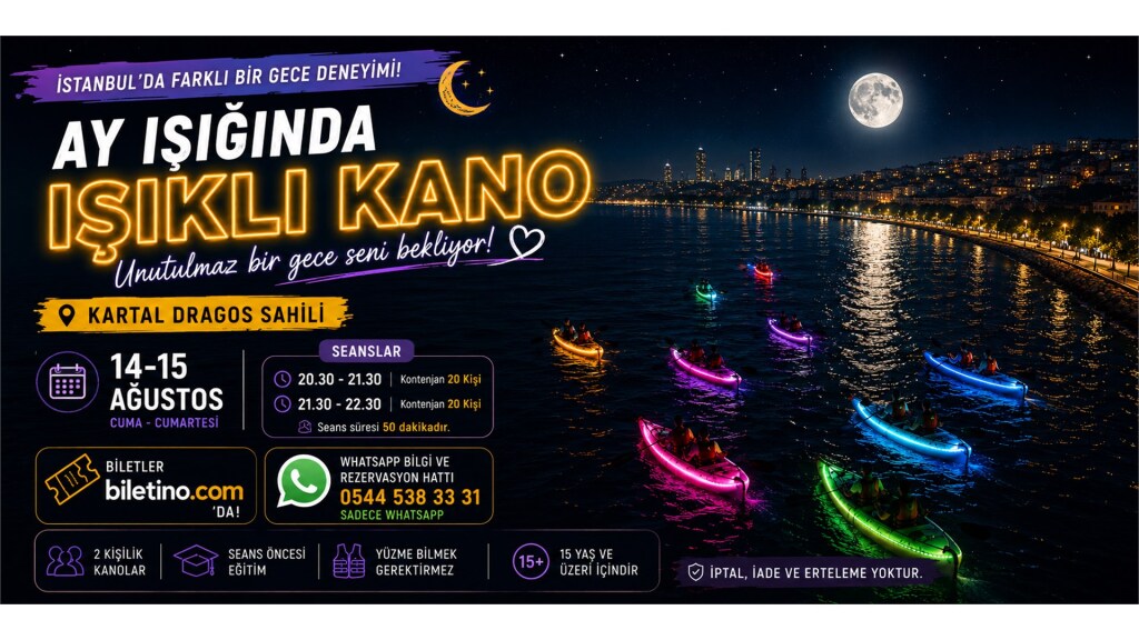 Kartal Işıklı Kano - 14-15 Ağustos