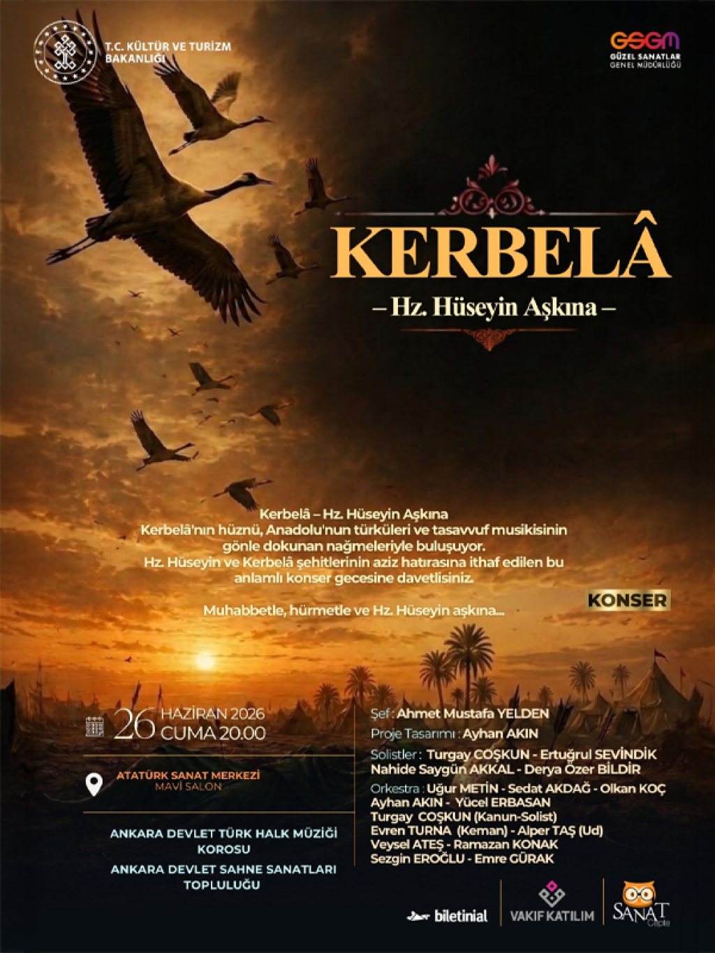 Kerbela - Hz. Hüseyin Aşkına - Ankara Devlet Türk Halk Müziği Korosu