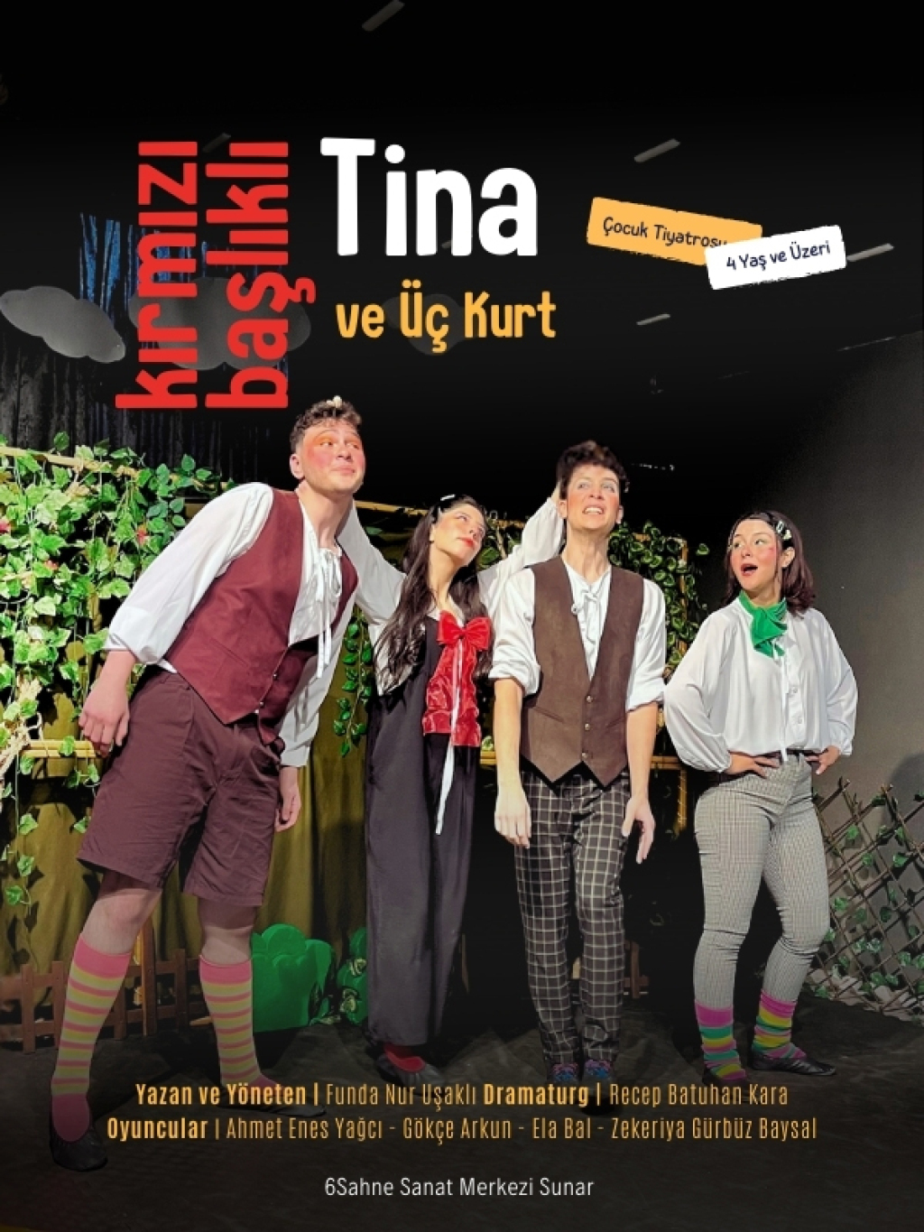 Kırmızı Başlıklı Tina ve Üç Kurt