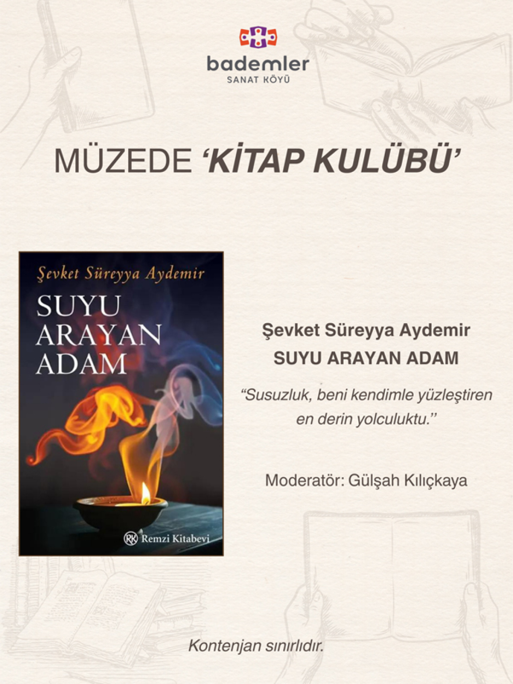 Kitap Kulübü 'Suyu Arayan Adam'